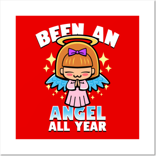 Funny Cute Kawaii Uwu Angel Gift For Girls Posters and Art